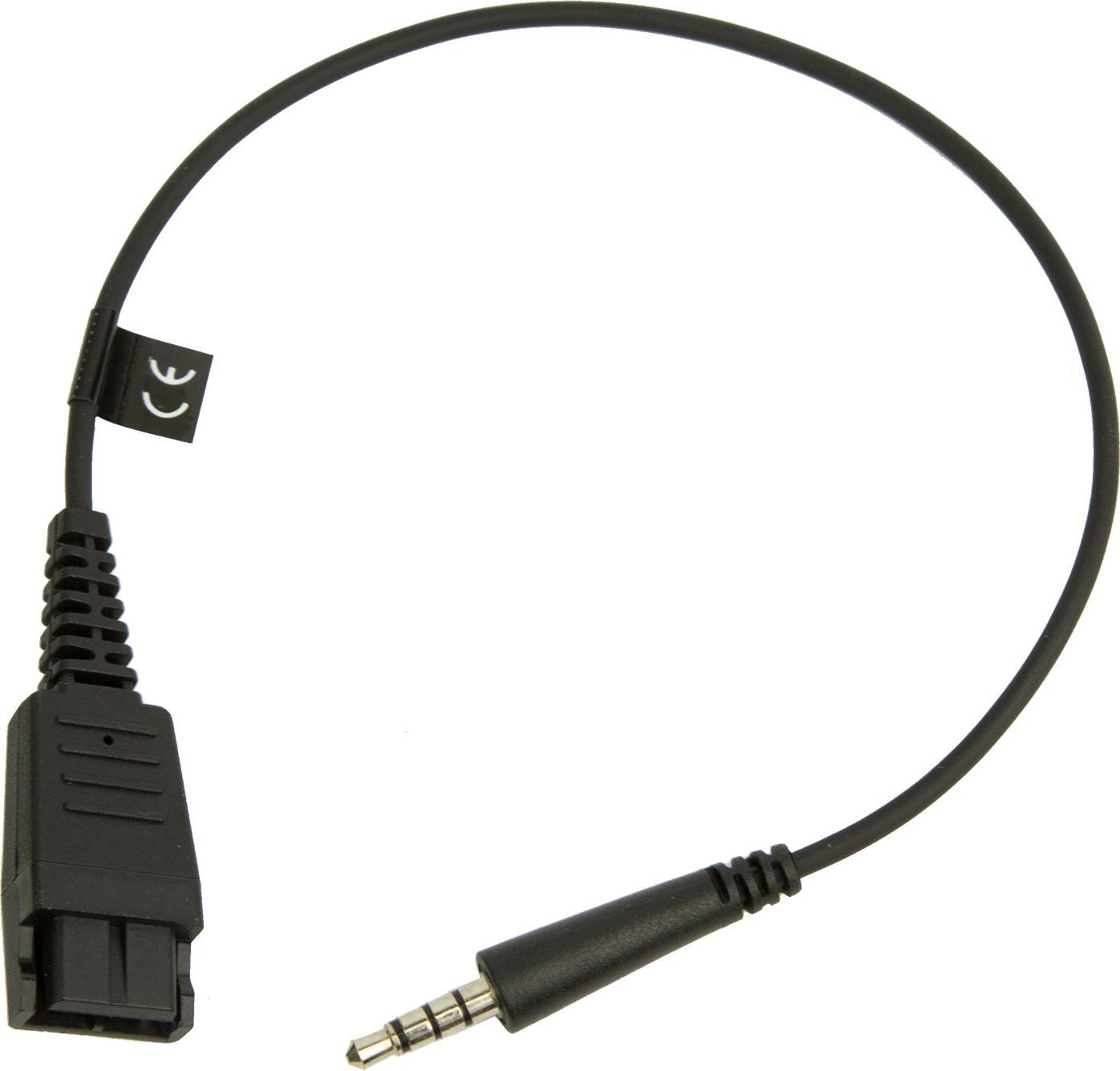 Jabra Mini-Phone Snelkoppeling Audiokabel - Zwart