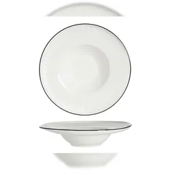 METRO Professional Pastateller Aldea, Porzellan, Ø 27.8 cm, weiß, 4 Stück