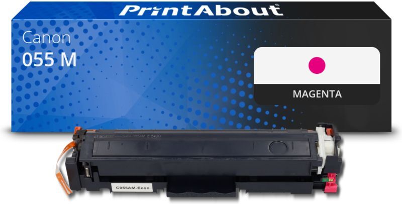 PrintAbout Toner compatible Canon 055 M - Magenta Magenta