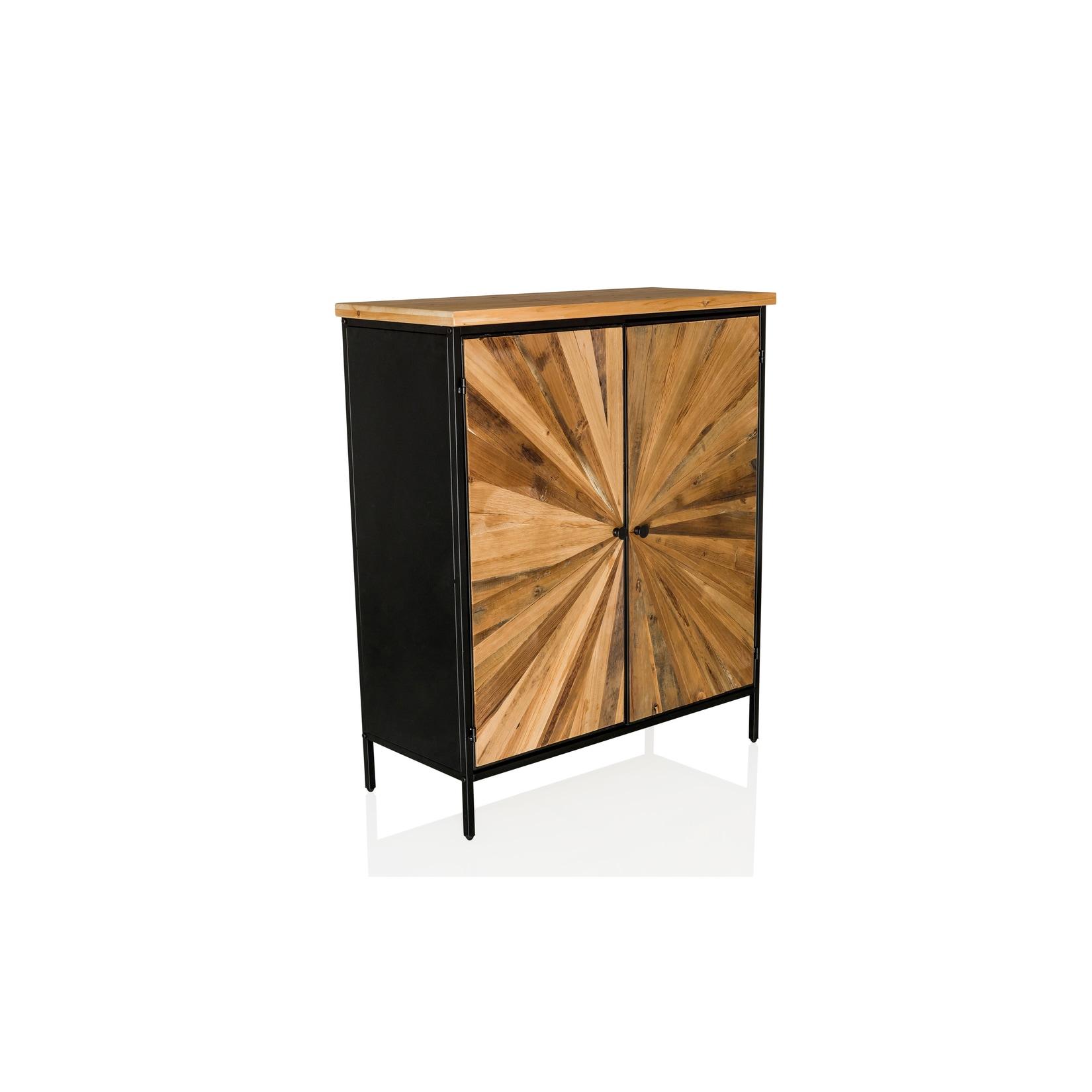 hjh LIVING Kommode SANTJAGO BLACK SUN XL Holz