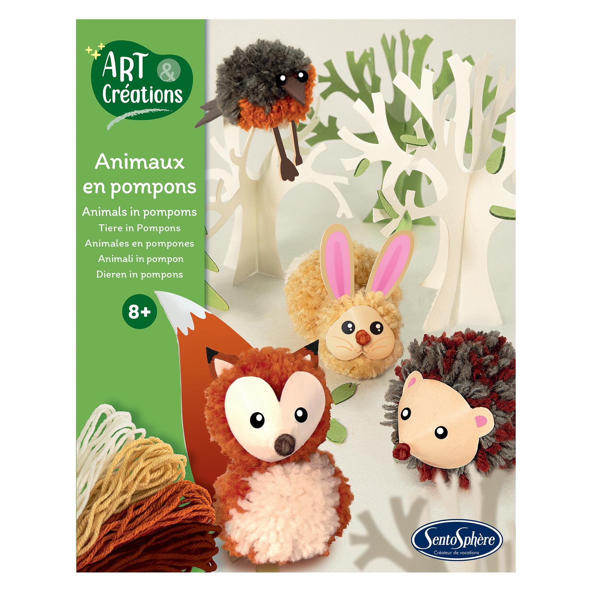 Sentosphere Bastelset Pompon Tiere (3920600)
