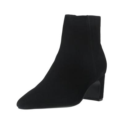 Stiefelette HÖGL "Högl Stiefelette Veloursleder", Damen, Gr. 39, schwarz, Veloursleder, Schuhe Stiefelette