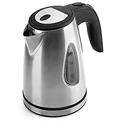 LACOR 69297-Elektrischer Wasserkocher, 1,7 l, 2200 W, Edelstahl. Automatische Abschaltung, herausnehmbarer und waschbarer Filter