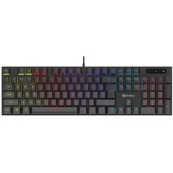 Sandberg 640-31 (DE, Kabelgebunden), Tastatur, Schwarz