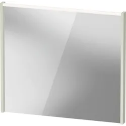 Duravit D-Code Spiegel, LED-Lichtfeld oben, 800x700mm, externer Lichtschalter notwendig, 6 W, DC70770HHHH0000, Farbe: Blassgrün matt