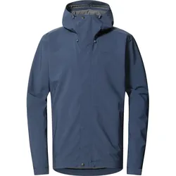 Haglöfs Herren Breeze Proof Regenjacke - M - Tarn Blue