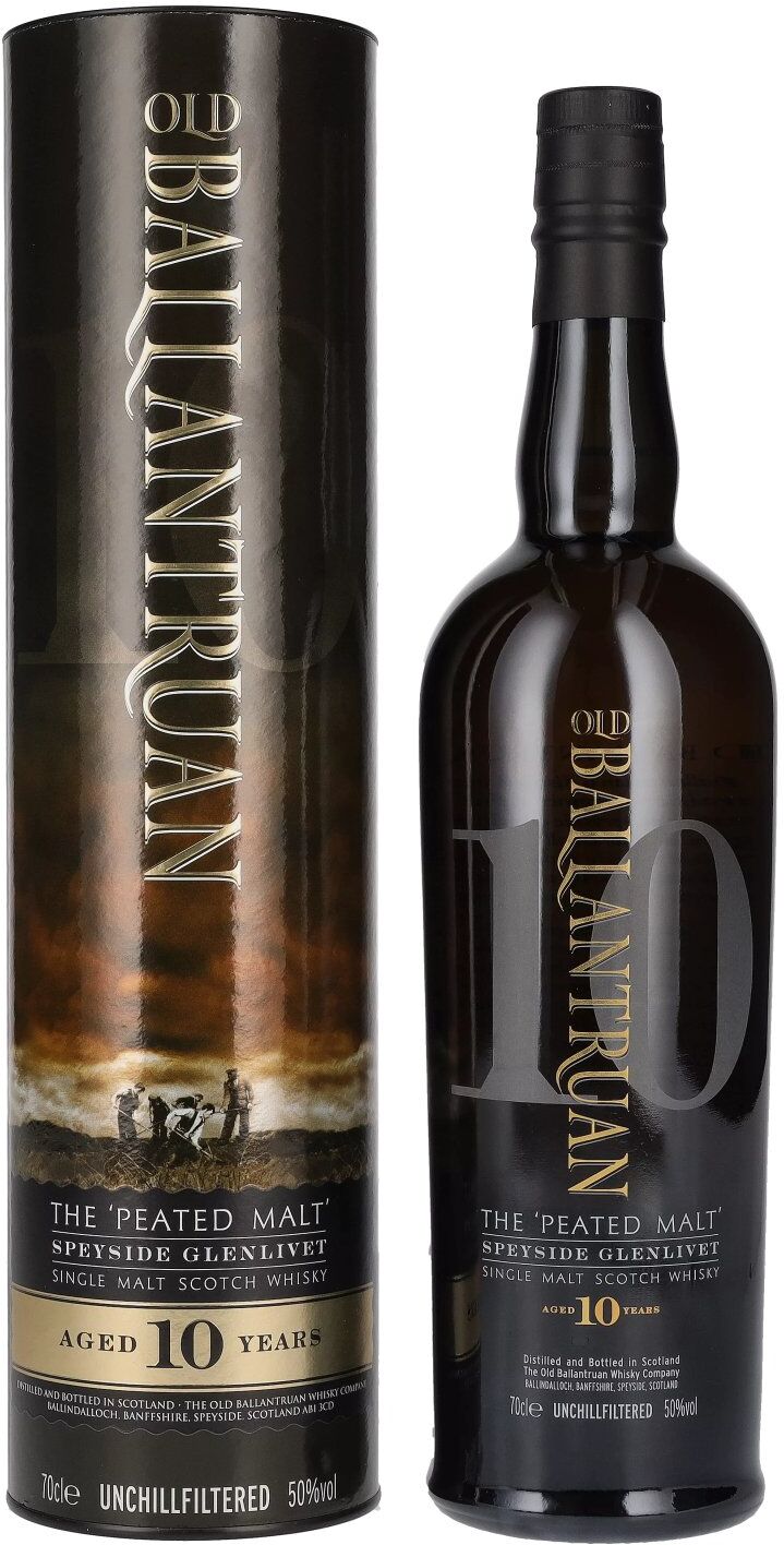 Old Ballantruan Whisky Old Ballantruan 10 Years Old THE PEATED MALT 50% Vol. 0,7l in Geschenkbox