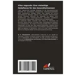 Vitex negundo: Eine vielseitige Heilpflanze für das Gesundheitswesen, Fachbücher von M. K. VIJAYALAKSHMI, R. Vidhyalakshmi, KowSika M.