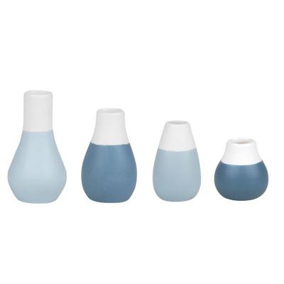 Räder Mini Pastellvasen 4er Set, blau