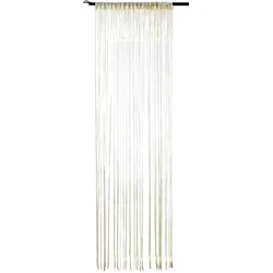 FADENGARDINE Shanghai HxB 230x100 cm Creme Lurex