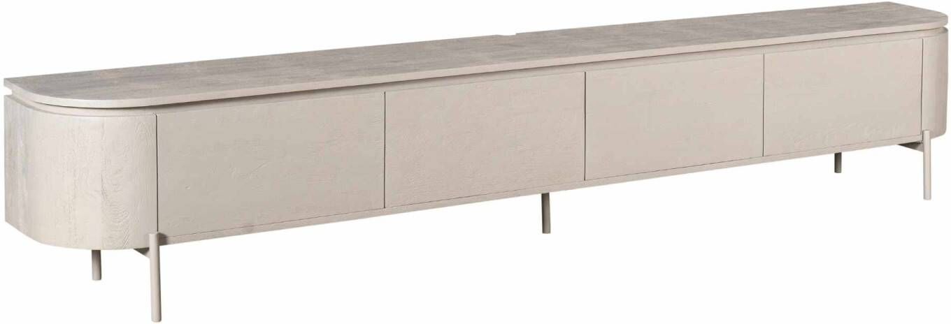 Pharao24.de TV Sideboard TV Bank in Taupe 240 cm breit