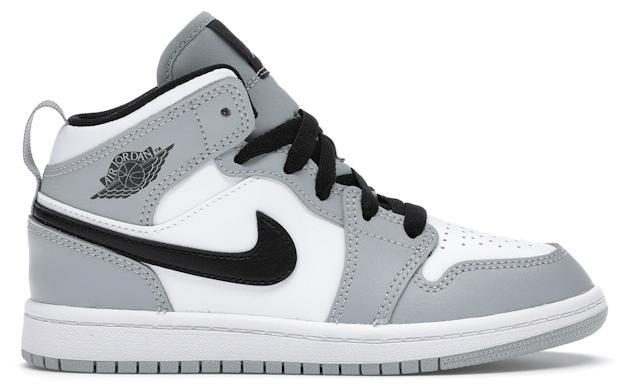Jordan 1 Mid Light Smoke Grey (PS) - EU 28.5
