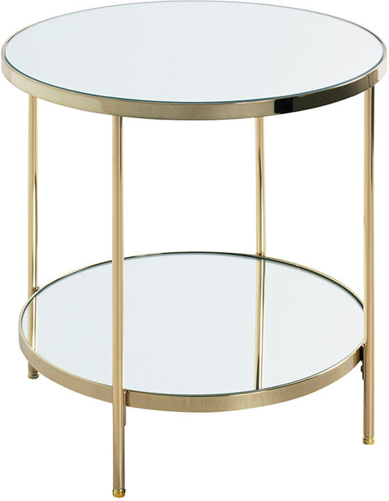 Fairmont Park Wayment End Table Brass -plated 46cm H X 45cm W X 45cm D