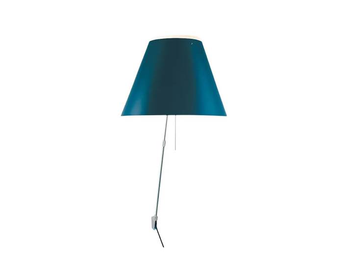 Luceplan Applique Costanza D13 a petroleum blue