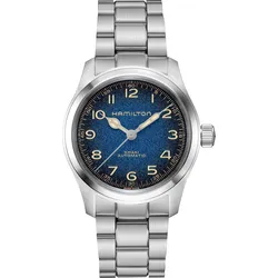 Hamilton Khaki Field Murph Automatik Blau Edelstahlband Herrenuhr H70405140