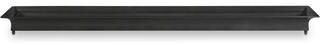NADAAL STUDIOS Cosette Tray, Iron, Extra-Long Low-Profile, Aged Iron Patina, Decorative Centerpiece, Iron Grey