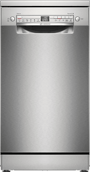 Lavavajillas - Bosch SPS2HKI58E, 10 servicios, 45 cm, Home Connect, Función Extra Secado, Inox