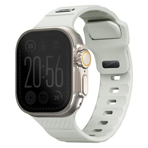 Uniq Stride SE Apple Watch strap 49/46/45/44mm FKM Rubber Strap lume (44 mm, 45 mm, 46 mm, 49 mm, Aluminium, FKM Rubber) (Uni001428-0)