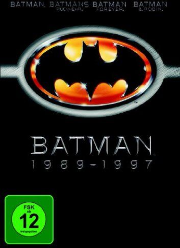 Tim Burton - Batman 1989-1997 (Batman / Batmans Rückkehr / Batman Forever / Batman & Robin) [4 DVDs] - Preis vom 09.10.2026 07:28:09 h
