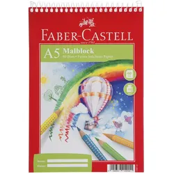 Faber-Castell, Heft + Block, Malblock (A5, Blanko)