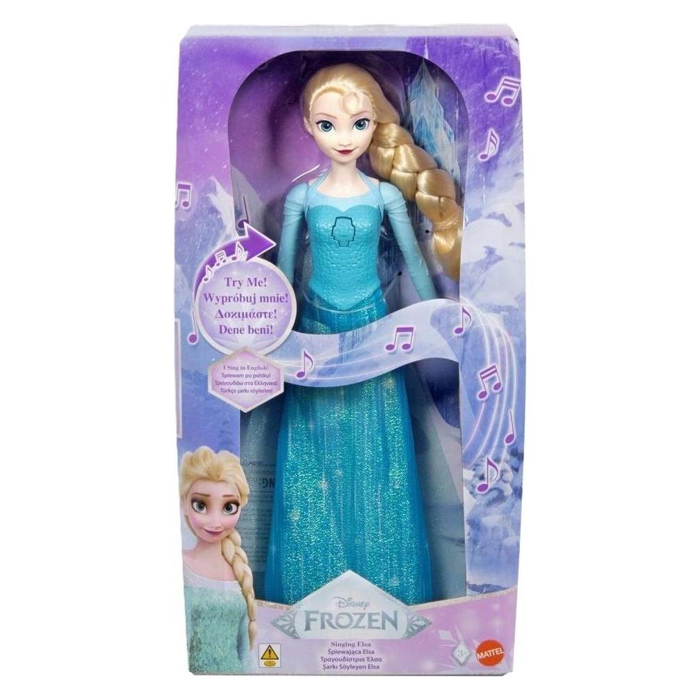 Mattel Disney Frozen Singende Puppe Prinzessin Elsa aus dem Eiskönigreich JDX52 (247964)
