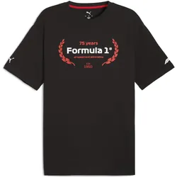 Puma, Herren, Sportshirt, F1 Essentials Graphic Tee (L), Schwarz