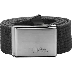 Fjällräven Unisex Canvas Belt (Breite 4 cm / max. Länge 120cm) - One Size - Dark Grey
