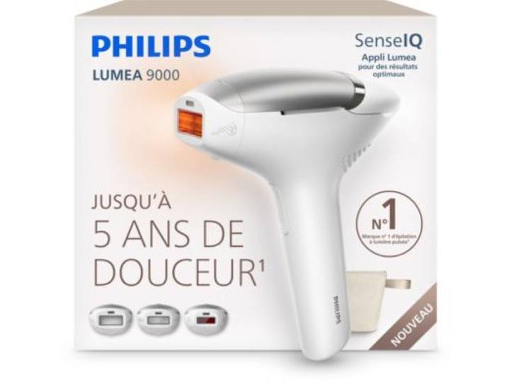 Philips - Epilateur Lumière Pulsée Bri936/00 Blanc Argenté