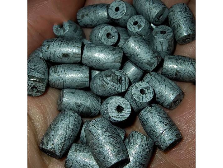 Perles Rares en Forme de Baril de Météorite 100% Naturelle, 1 Pièce, Objet de Décoration de Maison, Artisanat, Cadeau de Collection