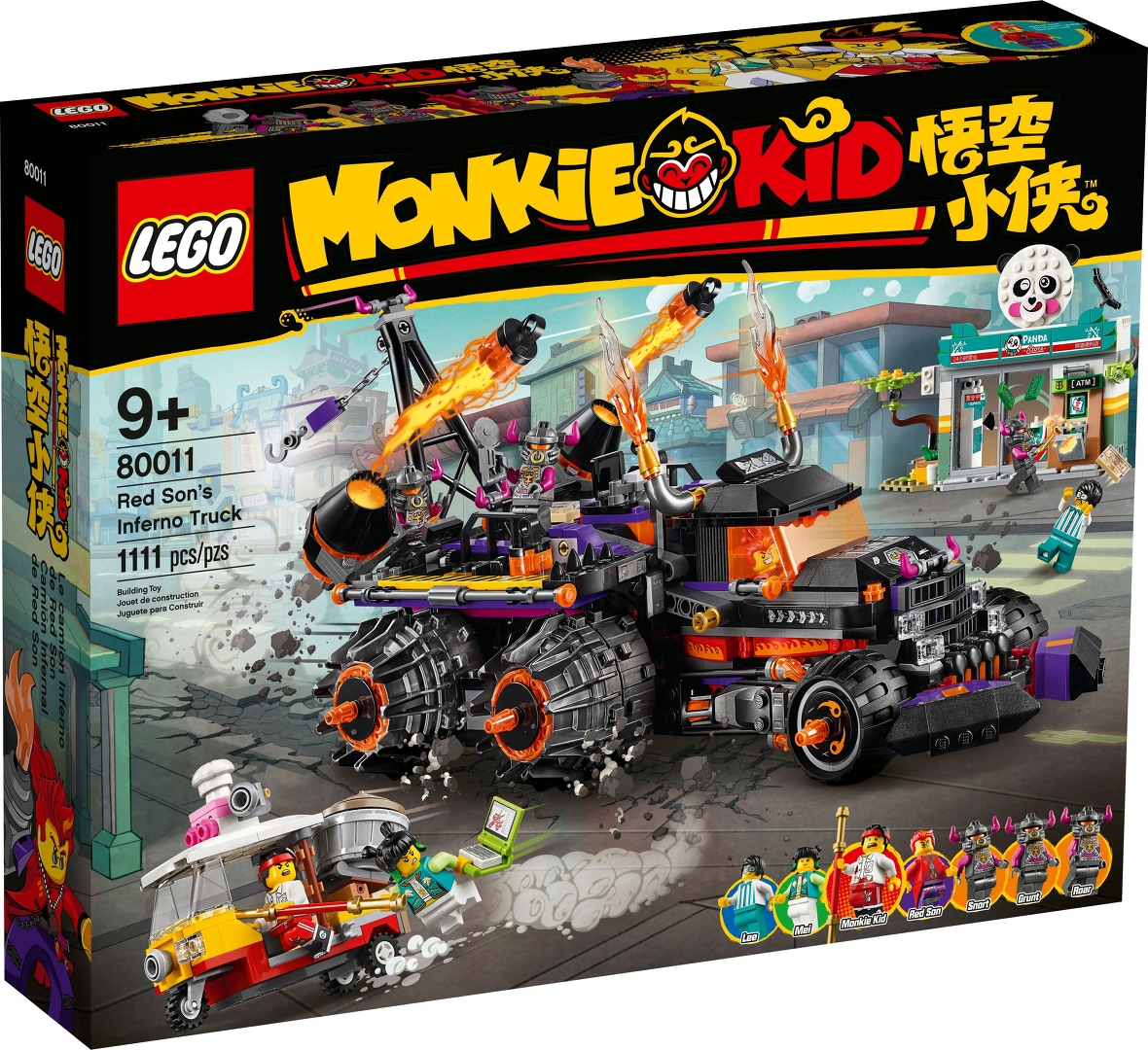 LEGO Monkie Kid 80011 Red Sons Inferno-Truck