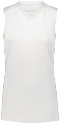 Augusta Sportswear 1687 Athletic Women's Rover Jersey T-Shirt in White size XL   Polyester