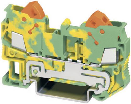 Phoenix Contact 3206432 Dreistock-Schutzleiterklemme 6.2mm Schnellanschluss Grün, Gelb