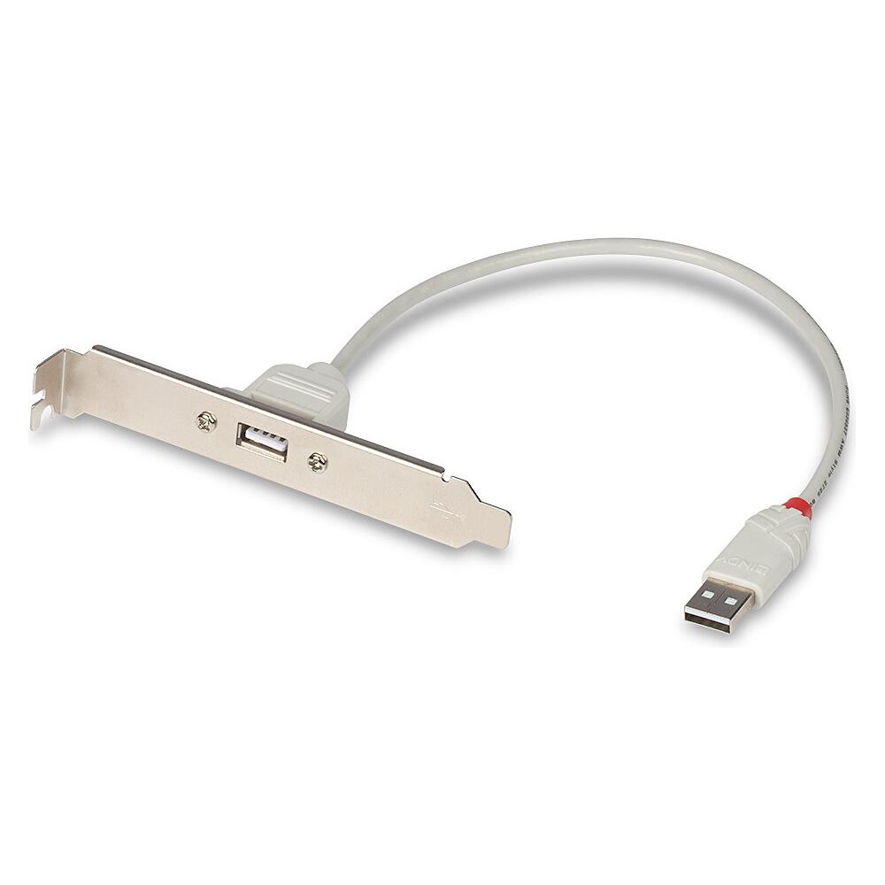 Lindy USB PC back plate 1 x USB Type A (0.30 m, USB 1.1, USB 2.0) (33123)