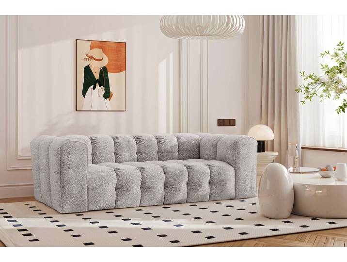 Kaiser Möbel 3-Sitzer Sofa BALOO, stoff Moly und Arena, modern, pflegeleichter Chenille-Stoff, Water-Repellent-Technologie