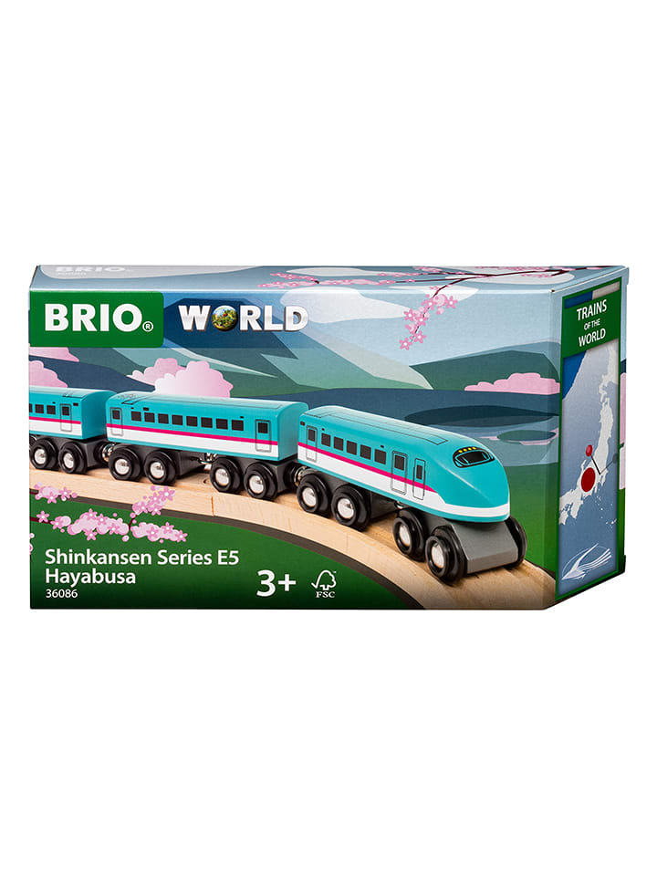 Brio Zug "Trains of the World: Shinkansen Series E5 Hayabusa Zug" - ab 3 Jahren - onesize