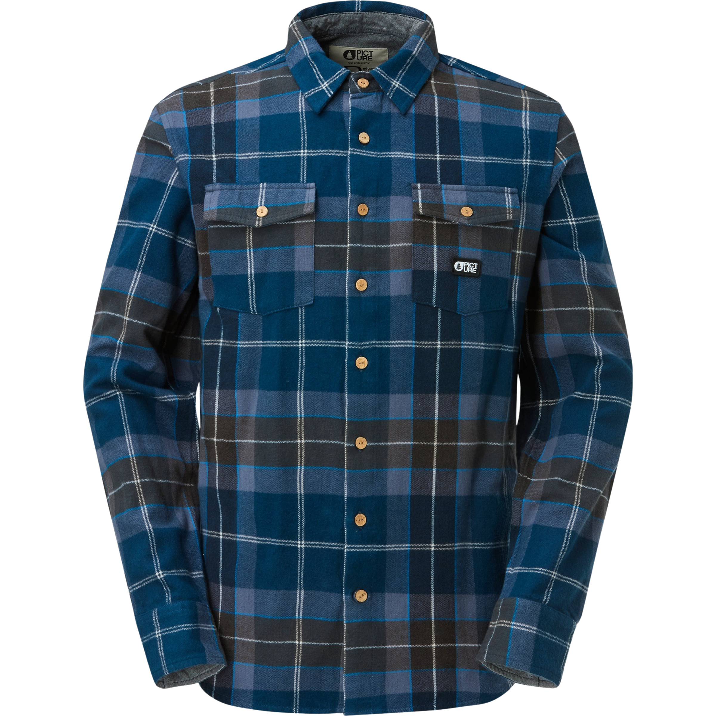 Picture Hillsboro Herren Hemden blau Größe L Lifestyle Hautfreundlich