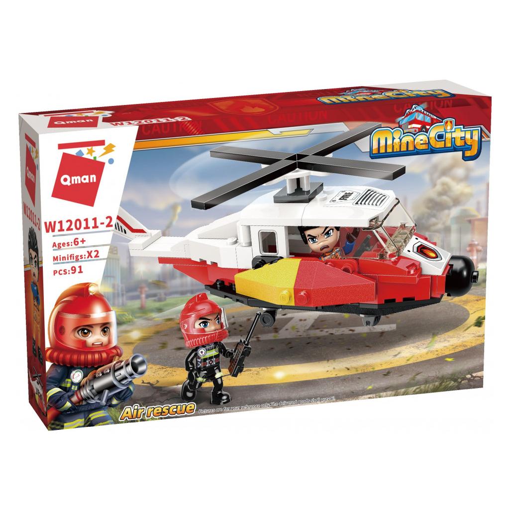 Qman Bricks Mine City 12011-1 Rescue Jet 110pcs for 6+ Years (33201616)