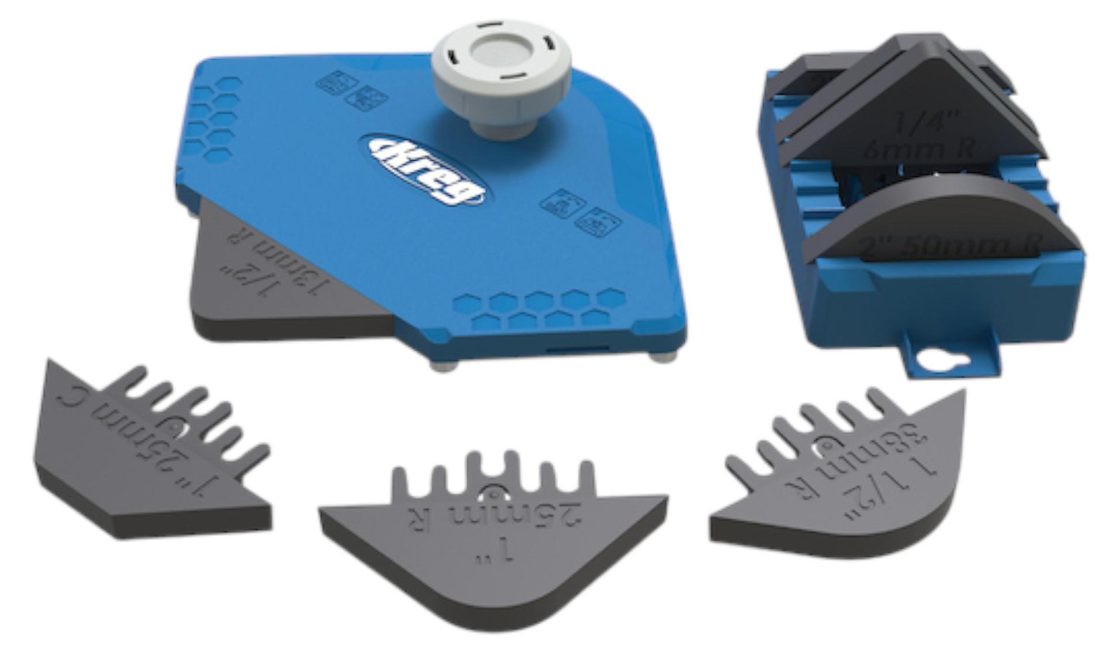 Kreg Freessjabloonset 8 stuks PRS1000 voor hoeken
