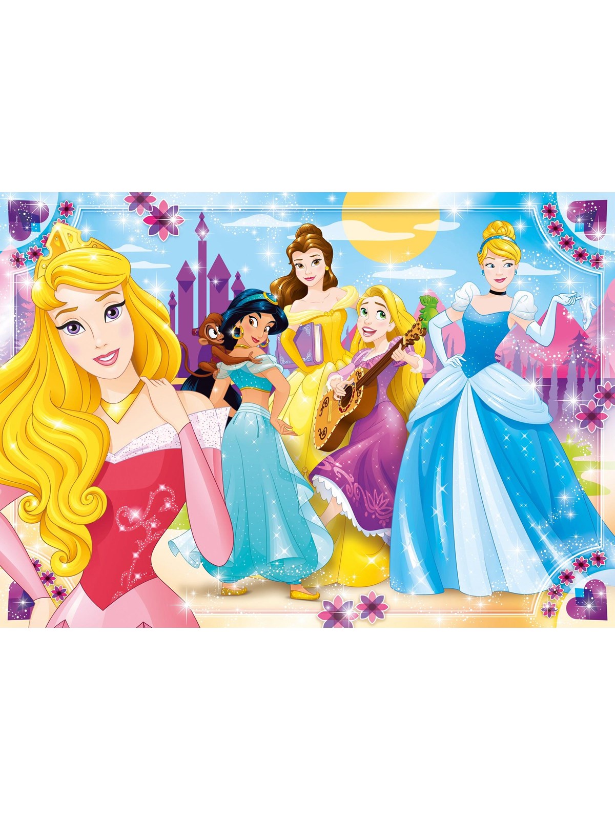 Clementoni Jigsaw Puzzle Super Color Maxi Disney Princess 104pcs. 2D Puzzles