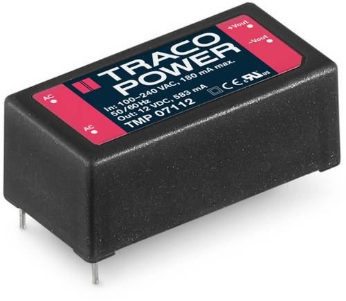 TracoPower TMP 15115 AC/DC-Printnetzteil 15 V/DC 1A 15W