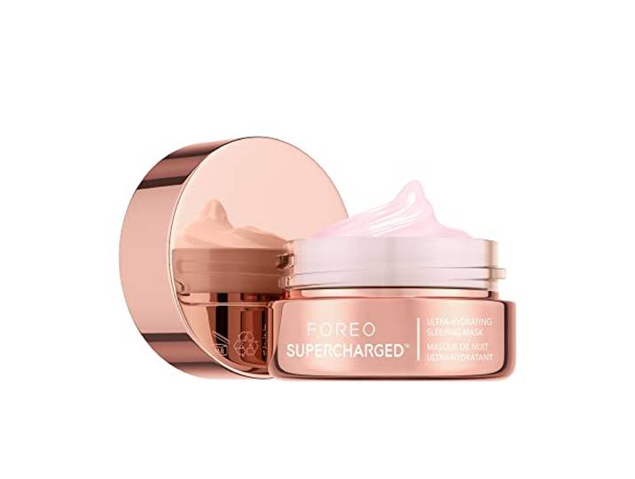 FOREO SUPERCHARGED Nachtmaske – Feuchtigkeitscreme Nacht – Tiefenwirksam auffüllende Feuchtigkeitscreme für das Gesicht – Hyaluronsäure und Polyglutaminsäure - Verjüngend – Vegan – 75 ml