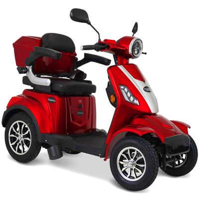Elektromobil ROLEKTRO "Rolektro E-Quad 15 V.2-R31 Bleigel", rot, ElektromobileB:71cm H:142cm L:171cm, B:71cm H:142cm L:171cm