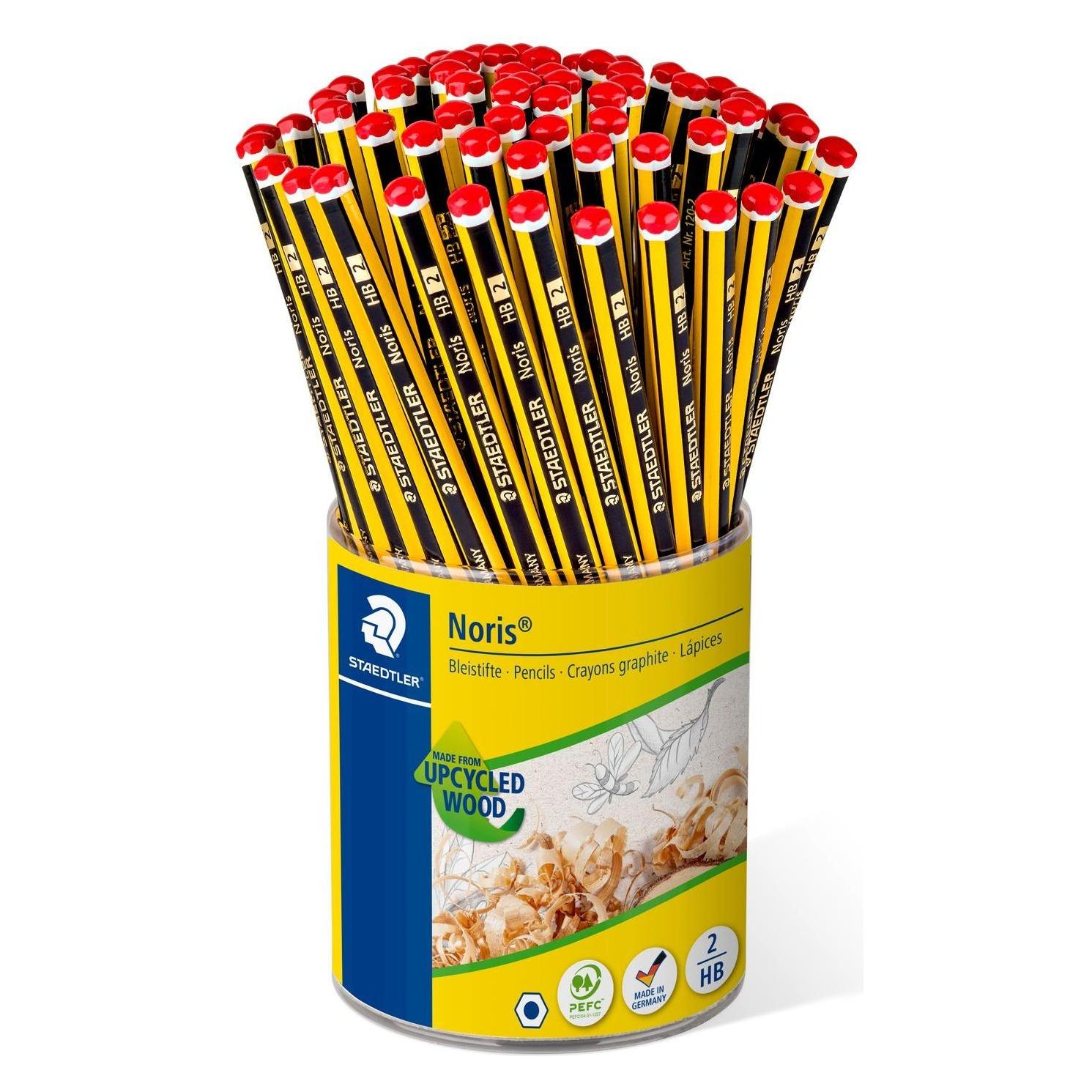 Staedtler Bleistift Noris, H"rtegrad: HB, 72er K"cher (2 mm, HB, 72x) (183-HBKP72)