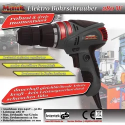 MAUK Elektro Bohr Schrauber 10 mm