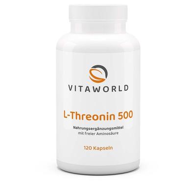 L-Threonin 500 mg Kapseln 120 St