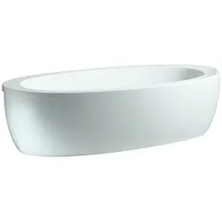 LAUFEN ILBAGNOALESSI Badewanne Acryl Halbeinbau 2030x1020x460mm, mit Frontschürze, inklusive Fußgestell, weiß, H2449700000001