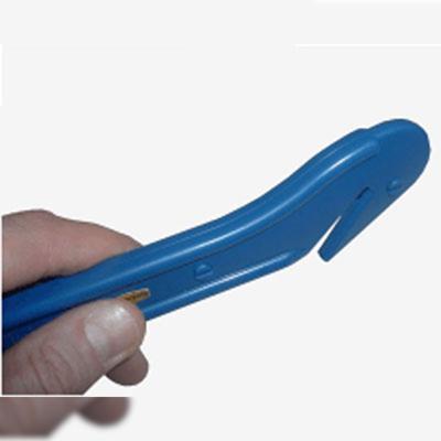 VEPATIM 10x Stretchfolienschneider "Blue Blade" blau