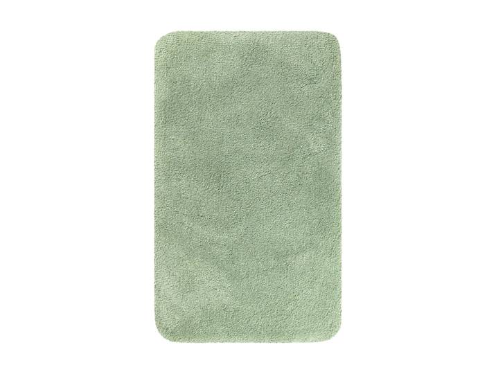 Tapis de bain uni en polyester tilleul 60x100