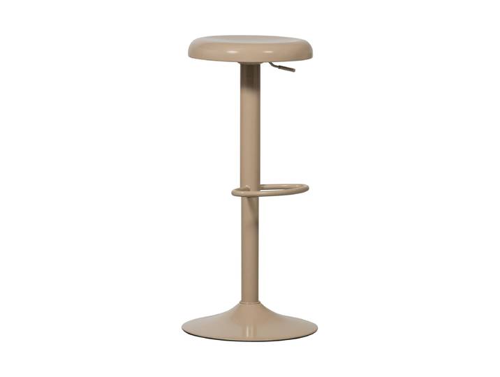 Höhenverstellbarer Design Barhocker „Isaac“ Beige De Eekhoorn