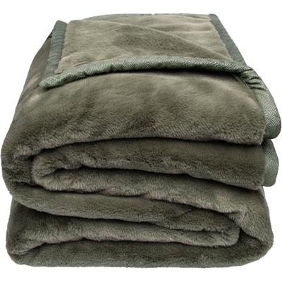 Wohndecke ZOEPPRITZ1828 "The Blanket, extra weiche Kuscheldecke, schlichtes Design", grün (forest), B:150cm L:200cm, Polyester, Wohndecken, Wohndecke, Extra weiche Decke aus recyceltem Polyester